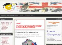 Strona internetowa z Yellow Language School
