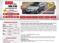 Strona internetowa z MagoCar