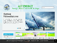 Strona internetowa z Alt-Energy Sp. z o.o.