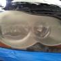 Lampy przed polerowaniem  volvo