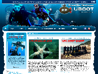 Strona internetowa z Centrum Nurkowe Uboot
