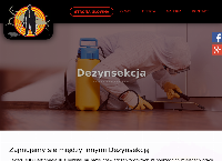 Strona internetowa z Zakład Dezynsekcji Dezynfekcji Deratyzacji Bartłomiej Kuś