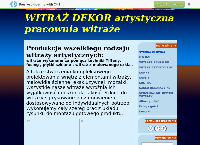 Strona internetowa z Witraż Dekor