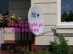 Satelight - montaż anten