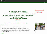 Strona internetowa z Meble ogrodowe, kawiarniane, biesiadne