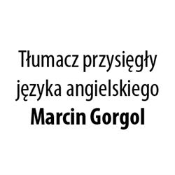 Tłumacz przysięgły języka angielskiego Marcin Gorgol
