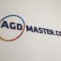 Logo AGDmaster na ścianie
