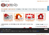 Strona internetowa z EXTEND sp. z o.o. Zarządca Nieruchomości