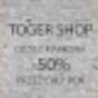 OUTLET TOGER SHOP -50%