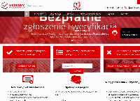 Strona internetowa z Uczciwy Przedsiębiorca