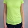 T-shirt damski neonowy cytrynowy