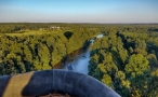 balon nad rzeką