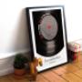 Plakat personalizowany z datą ślubu VINYL