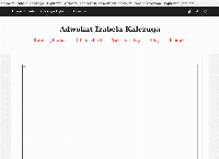Strona internetowa z Adwokat Izabela Kałczuga Kancelaria Adwokacka