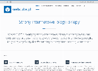 Strona internetowa z WebCUBE.pl