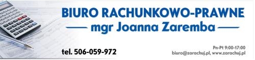 BIURO RACHUNKOWO-PRAWNE JOANNA ZAREMBA