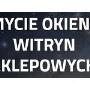 Mycie okien i witryn sklepowych