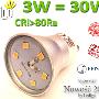 Żarówka LED GU10/GU11 3W=30W Ciepła