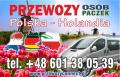 Przewóz Osób. Bez Przesiadek. Czwartek do Holandii. Piątek do Polski Tel. +48 601 38 05 39