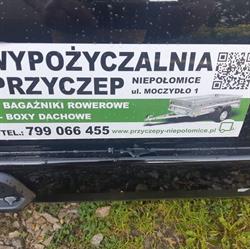 Wypożyczalnia przyczep Niepołomice DAJAKO