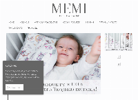 Strona internetowa z MEMI - producent bezpiecznych produktów dla dzieci