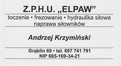 ANDRZEJ KRZYMIŃSKI - Z.P.H.U ELPAW