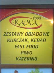 KAMA FOOD Firma Gastronomiczna Usługi Kateringowe i Gastronomiczne--Krzysztof Matuszewski