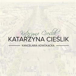 KANCELARIA ADWOKACKA ADWOKAT KATARZYNA CIEŚLIK