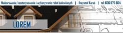 LOREM Krzysztof Karaś Nadzorowanie Kosztorysowanie Wykonywanie Robót Budowlanych