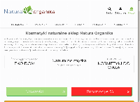 Strona internetowa z Natura Organika