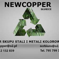 NEWCOPPER SKUP ZŁOMU, SKŁAD WĘGLA, GAZ W BUTLACH