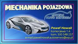 PAWEŁ NOWAK KONSERWACJA I NAPRAWA POJAZDÓW SAMOCHODOWYCH