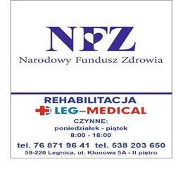 Podstawowa Opieka Zdrowotna i Rehabilitacja "LEG-MEDICAL" Magdalena Łaksa