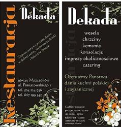 RESTAURACJA DEKADA