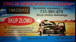 SKŁAD MATERIAŁÓW BUDOWLANYCH PABIAN STACJA DEMONTAŻU POJAZDÓW MECHANICZNYCH SKUP ZŁOMU