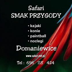 Safari - Smak Przygody, kajaki Domaniewice