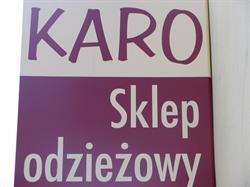 SKLEP ODZIEŻOWY KARO