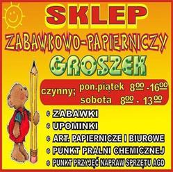 "Groszek" Sklep Zabawkowo-Papierniczy Katarzyna Mierczi-Kabot
