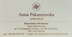 Kancelaria Adwokacka Anna Pakaszewska