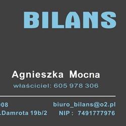 "Bilans" Biuro Rachunkowe Agnieszka Muszyńska