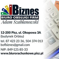 JKM FINANSE s.c. Biuro Rachunkowe Doradztwo Prawne Consulting Maja Szmyt Janusz Szok