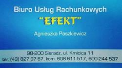 Efekt Biuro Usług Rachunkowych Agnieszka Paszkiewicz
