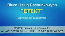 Efekt Biuro Usług Rachunkowych Agnieszka Paszkiewicz