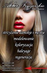 Emilia Łukasiewicz ATELIER FRYZJERSKIE / Solarium