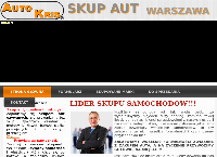 Strona internetowa z Auto-Kris Skup Aut Warszawa