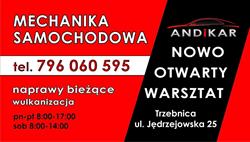 ANDIKAR MECHANIKA POJAZDOWA KAROLINA WOJCIECHOWSKA