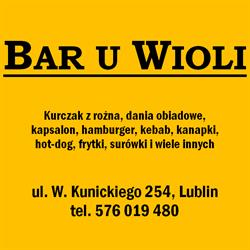 Bar u Wioli - kurczak z rożna, ryba smażona, dania obiadowe, kanapki, przekąski, napoje