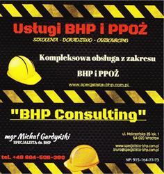 "BHP Consulting" Szkolenia, Usługi i Nadzory BHP - Michał Gardyński