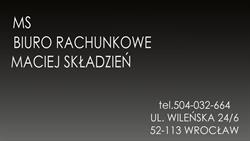 BIURO RACHUNKOWE MS MACIEJ SKŁADZIEŃ