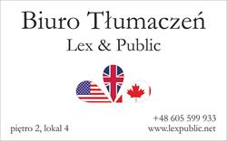 Biuro Tłumaczeń LEX & PUBLIC Armand Gniewek